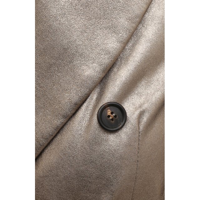 фото Кожаное пальто brunello cucinelli