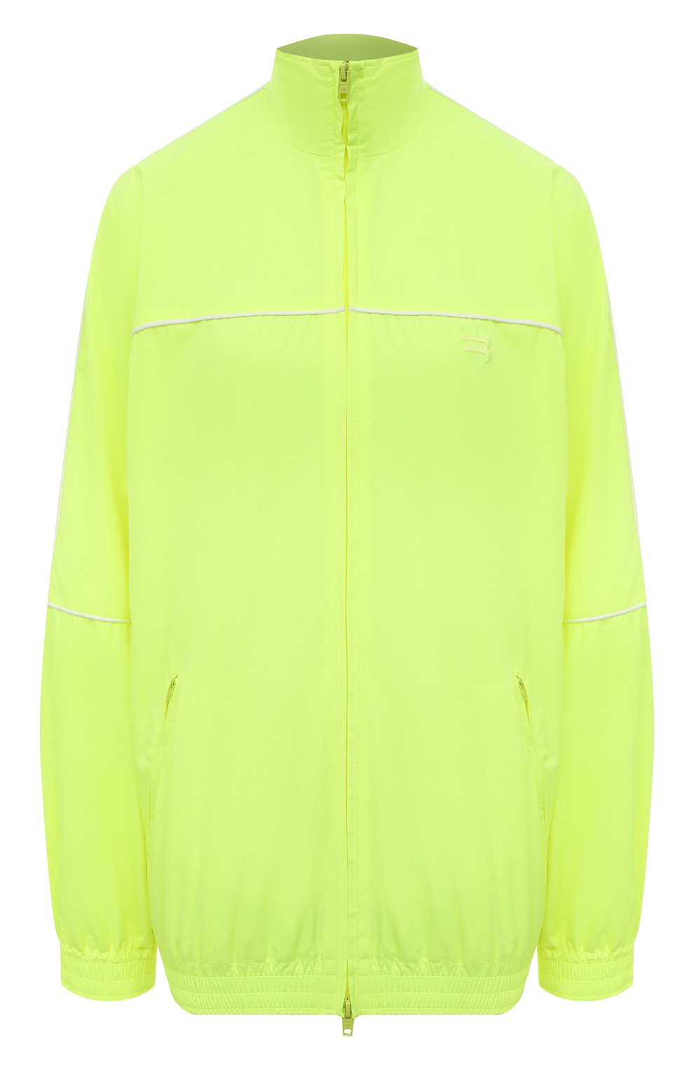 Женская куртка BALENCIAGA светло-зеленого цвета, арт. 643053/TJ0C1 | Фото 1 (Кросс-КТ: Куртка, Ветровка; Рукава: Длинные; Длина (верхняя одежда): До середины бедра; Материал внешний: Синтетический материал; Региональные ограничения белый список (Axapta Mercury): RU; Стили: Спорт-шик; Материал подклада: Синтетический материал)