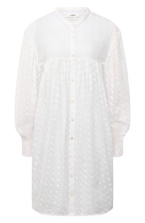 Женское хлопковое платье ISABEL MARANT ETOILE белого цвета по цене 48700 руб., арт. R01928-21P032E/TILALIA | Фото 1 Женское хлопковое платье ISABEL MARANT ETOILE белого цвета, арт. R01928-21P032E/TILALIA | Фото 1