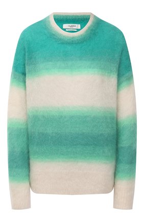 Женский пуловер ISABEL MARANT ETOILE зеленого цвета по цене 45150 руб., арт. PU1244-21P056E/DRUSSELL | Фото 1 Женский пуловер ISABEL MARANT ETOILE зеленого цвета, арт. PU1244-21P056E/DRUSSELL | Фото 1