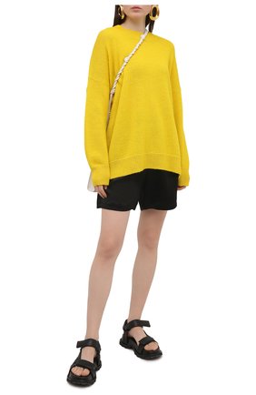 Женский шерстяной пуловер ISABEL MARANT ETOILE желтого цвета по цене 39400 руб., арт. PU0871-21P061E/GAE | Фото 2 Женский шерстяной пуловер ISABEL MARANT ETOILE желтого цвета, арт. PU0871-21P061E/GAE | Фото 2