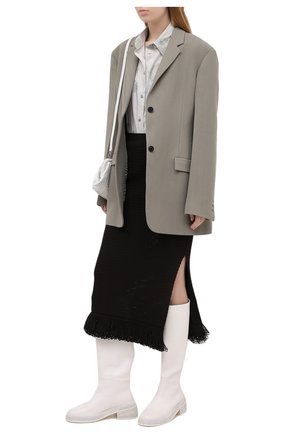 Женская хлопковая юбка BOTTEGA VENETA темно-коричневого цвета по цене 127000 руб., арт. 651244/V0FU0 | Фото 2 Женская хлопковая юбка BOTTEGA VENETA темно-коричневого цвета, арт. 651244/V0FU0 | Фото 2