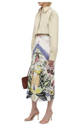 Женская хлопковая юбка VALENTINO разноцветного цвета по цене 104000 руб., арт. VB3RA7F367S | Фото 2 Женская хлопковая юбка VALENTINO разноцветного цвета, арт. VB3RA7F367S | Фото 2