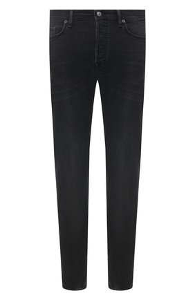 Мужские джинсы ACNE STUDIOS черного цвета, арт. B00172 | Фото 1 (Силуэт М (брюки): Прямые; Кросс-КТ: Деним; Длина (брюки, джинсы): Стандартные; Материал внешний: Хлопок; Стили: Кэжуэл)