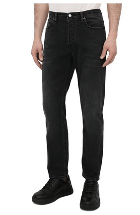 Мужские джинсы ACNE STUDIOS черного цвета, арт. B00172 | Фото 3 (Силуэт М (брюки): Прямые; Кросс-КТ: Деним; Длина (брюки, джинсы): Стандартные; Материал внешний: Хлопок; Стили: Кэжуэл)