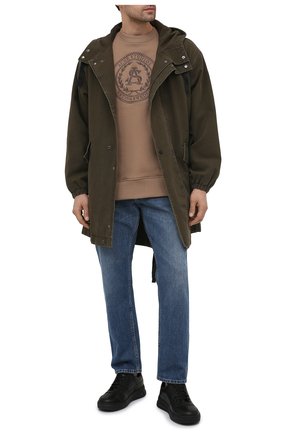 Мужской хлопковый свитшот ACNE STUDIOS бежевого цвета по цене 33650 руб., арт. BI0120 | Фото 2 Мужской хлопковый свитшот ACNE STUDIOS бежевого цвета, арт. BI0120 | Фото 2