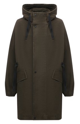 Мужская хлопковая парка ACNE STUDIOS хаки цвета по цене 65100 руб., арт. B90521 | Фото 1 Мужская хлопковая парка ACNE STUDIOS хаки цвета, арт. B90521 | Фото 1