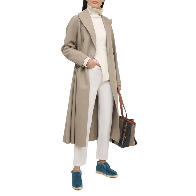 фото Замшевые ботинки open walk loro piana