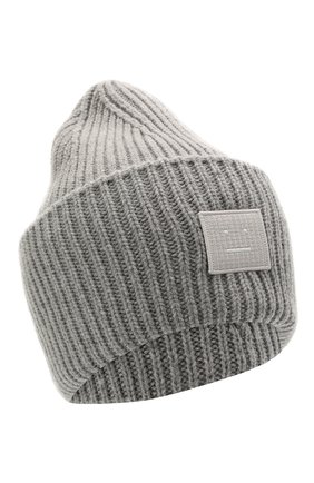 Мужская шерстяная шапка ACNE STUDIOS серого цвета по цене 12600 руб., арт. C40135/M | Фото 1 Мужская шерстяная шапка ACNE STUDIOS серого цвета, арт. C40135/M | Фото 1