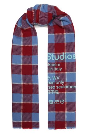 Женский шерстяной шарф ACNE STUDIOS разноцветного цвета по цене 21050 руб., арт. CA0103/W | Фото 1 Женский шерстяной шарф ACNE STUDIOS разноцветного цвета, арт. CA0103/W | Фото 1