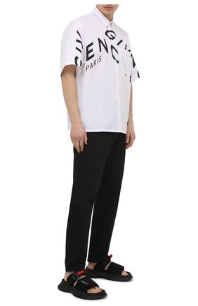 Мужские текстильные шлепанцы spectre GIVENCHY черного цвета по цене 52800 руб., арт. BH3016H0SB | Фото 2 Мужские текстильные шлепанцы spectre GIVENCHY черного цвета, арт. BH3016H0SB | Фото 2