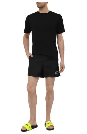 Мужские шлепанцы GIVENCHY желтого цвета по цене 24050 руб., арт. BH300HH0UC | Фото 2 Мужские шлепанцы GIVENCHY желтого цвета, арт. BH300HH0UC | Фото 2