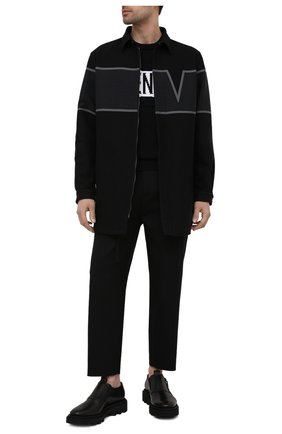 Мужские кожаные ботинки combat GIVENCHY черного цвета по цене 76200 руб., арт. BH1030H0KE | Фото 2 Мужские кожаные ботинки combat GIVENCHY черного цвета, арт. BH1030H0KE | Фото 2