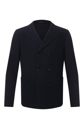 Мужской пиджак GIORGIO ARMANI темно-синего цвета по цене 176000 руб., арт. 1SGGG0LV/T02GP | Фото 1 Мужской пиджак GIORGIO ARMANI темно-синего цвета, арт. 1SGGG0LV/T02GP | Фото 1