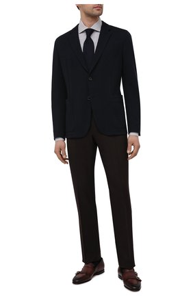 Мужская хлопковая сорочка ERMENEGILDO ZEGNA коричневого цвета по цене 29650 руб., арт. 901013/9MS0BA | Фото 2 Мужская хлопковая сорочка ERMENEGILDO ZEGNA коричневого цвета, арт. 901013/9MS0BA | Фото 2