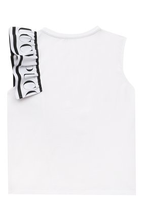 Детский хлопковый топ EMILIO PUCCI белого цвета по цене 15550 руб., арт. 9O8092 | Фото 2 Детский хлопковый топ EMILIO PUCCI белого цвета, арт. 9O8092 | Фото 2
