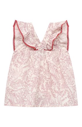 Детский хлопковый топ TARTINE ET CHOCOLAT красного цвета по цене 0 руб., арт. TS12001/12M | Фото 2 Детский хлопковый топ TARTINE ET CHOCOLAT красного цвета, арт. TS12001/12M | Фото 2 (Кросс-КТ НВ: Топ; Региональные ограничения белый список (Axapta Mercury): RU; Ростовка одежда: 12 мес | 80 см)