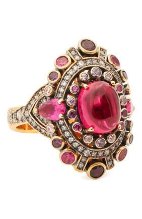 Женское кольцо antique QUEENSBEE золотого цвета по цене 80080 руб., арт. 102317/11,71 | Фото 1 Женское кольцо antique QUEENSBEE золотого цвета, арт. 102317/11,71 | Фото 1