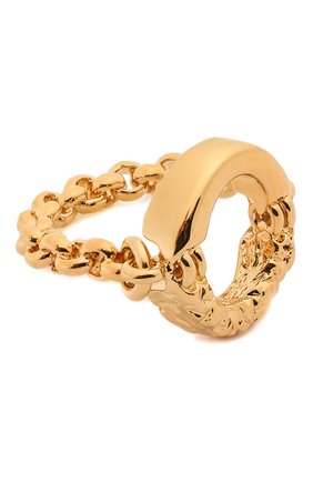 Женское кольцо alphabet o CHLOÉ золотого цвета по цене 21950 руб., арт. CHC21SFR00CB7 | Фото 1 Женское кольцо alphabet o CHLOÉ золотого цвета, арт. CHC21SFR00CB7 | Фото 1
