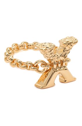 Женское кольцо alphabet x CHLOÉ золотого цвета по цене 21950 руб., арт. CHC21SFR0XCB7 | Фото 1 Женское кольцо alphabet x CHLOÉ золотого цвета, арт. CHC21SFR0XCB7 | Фото 1 (Материал: Металл)