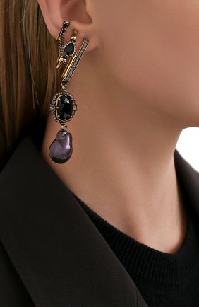 Женские моносерьга ALEXANDER MCQUEEN золотого цвета по цене 62100 руб., арт. 650463/I1211 | Фото 2 Женские моносерьга ALEXANDER MCQUEEN золотого цвета, арт. 650463/I1211 | Фото 2