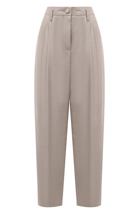 Женские шерстяные брюки GIORGIO ARMANI бежевого цвета по цене 128500 руб., арт. 1SHPP0H1/T02F9 | Фото 1 Женские шерстяные брюки GIORGIO ARMANI бежевого цвета, арт. 1SHPP0H1/T02F9 | Фото 1