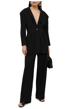 Женский жакет JACQUEMUS черного цвета по цене 75150 руб., арт. 211JA08/103990 | Фото 2 Женский жакет JACQUEMUS черного цвета, арт. 211JA08/103990 | Фото 2