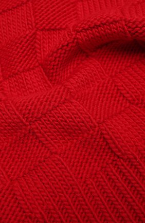 Женский шерстяной шарф BOTTEGA VENETA красного цвета по цене 66250 руб., арт. 653593/3V206 | Фото 2 Женский шерстяной шарф BOTTEGA VENETA красного цвета, арт. 653593/3V206 | Фото 2 (Материал: Шерсть)