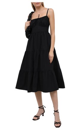 Женское хлопковое платье FAITHFULL THE BRAND черного цвета по цене 29550 руб., арт. FF1672-BLK | Фото 2 Женское хлопковое платье FAITHFULL THE BRAND черного цвета, арт. FF1672-BLK | Фото 2