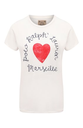 Женская хлопковая футболка POLO RALPH LAUREN белого цвета по цене 8920 руб., арт. 211827902 | Фото 1 Женская хлопковая футболка POLO RALPH LAUREN белого цвета, арт. 211827902 | Фото 1