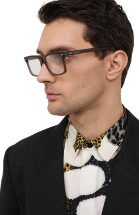 Женские оправа GUCCI серого цвета по цене 26900 руб., арт. GG0914 002 | Фото 3 Женские оправа GUCCI серого цвета, арт. GG0914 002 | Фото 3 (Тип очков: Оправа; Очки форма: Квадратные; Оптика Гендер: оптика-унисекс)