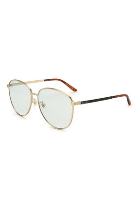 Женские солнцезащитные очки GUCCI голубого цвета по цене 31300 руб., арт. GG0945SA 002 | Фото 1 Женские солнцезащитные очки GUCCI голубого цвета, арт. GG0945SA 002 | Фото 1