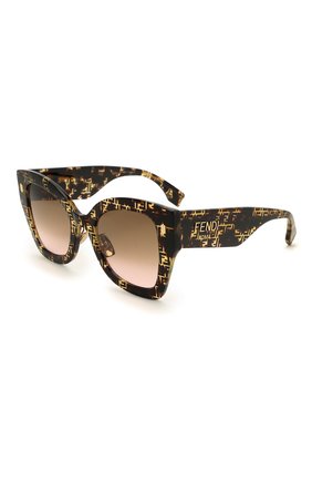 Женские солнцезащитные очки FENDI коричневого цвета по цене 22700 руб., арт. 0434/G 2VM | Фото 1 Женские солнцезащитные очки FENDI коричневого цвета, арт. 0434/G 2VM | Фото 1