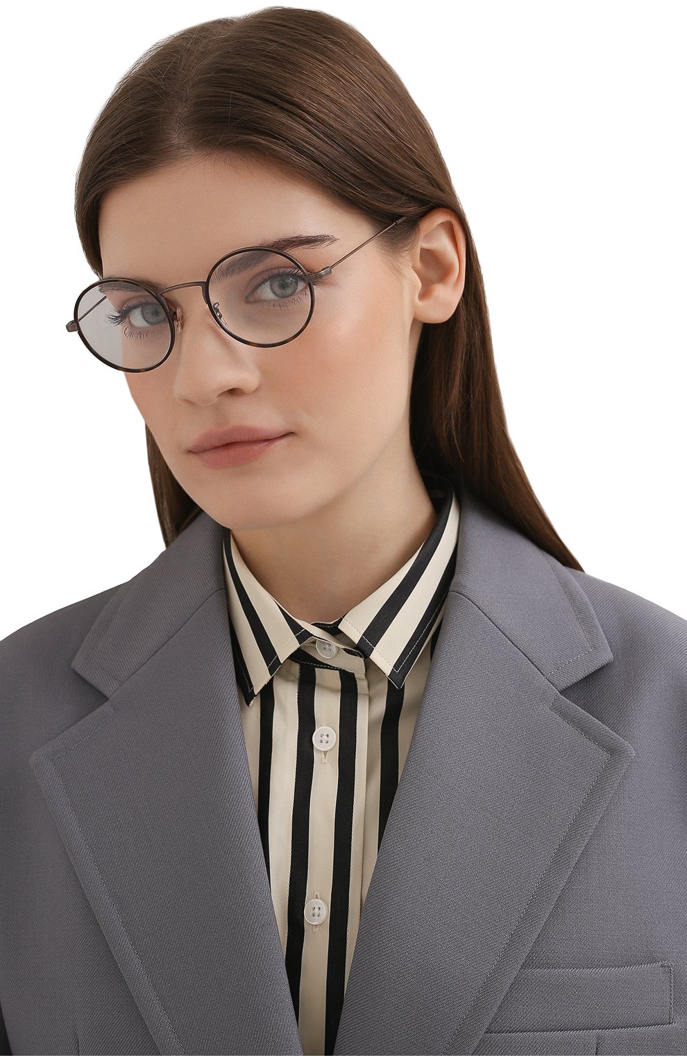 Женские оправа OLIVER PEOPLES коричневого цвета по цене 32600 руб., арт. 1250T-5285 | Фото 2 Женские оправа OLIVER PEOPLES коричневого цвета, арт. 1250T-5285 | Фото 2