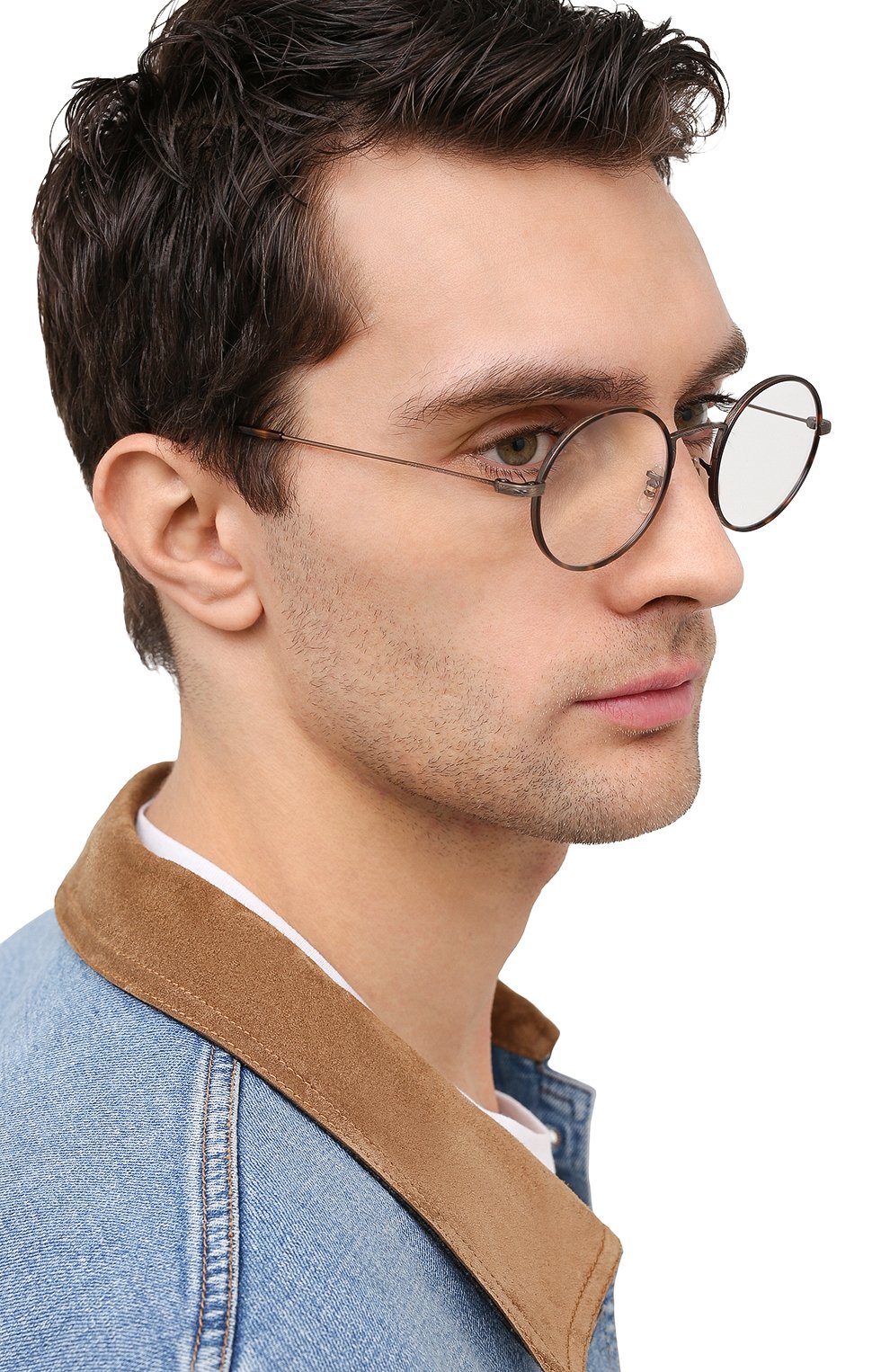 Женские оправа OLIVER PEOPLES коричневого цвета по цене 32600 руб., арт. 1250T-5285 | Фото 3 Женские оправа OLIVER PEOPLES коричневого цвета, арт. 1250T-5285 | Фото 3