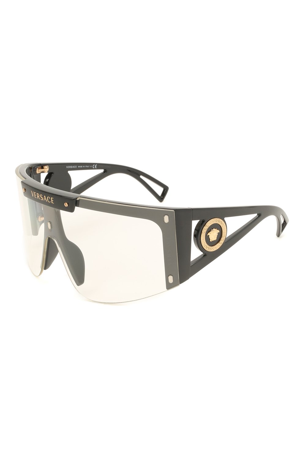 Женские солнцезащитные очки VERSACE черного цвета, арт. 4393-GB1/1W | Фото 1 (Региональные ограничения белый список (Axapta Mercury): RU; Тип очков: С/з; Оптика Гендер: оптика-женское)