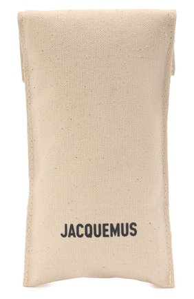 Женские солнцезащитные очки JACQUEMUS коричневого цвета по цене 31200 руб., арт. 211AC10/503700 | Фото 5 Женские солнцезащитные очки JACQUEMUS коричневого цвета, арт. 211AC10/503700 | Фото 5