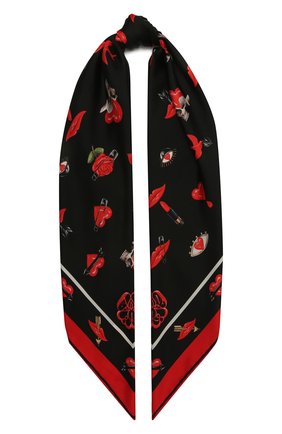 Женский шелковый платок ALEXANDER MCQUEEN черного цвета по цене 28450 руб., арт. 659334/3001Q | Фото 1 Женский шелковый платок ALEXANDER MCQUEEN черного цвета, арт. 659334/3001Q | Фото 1