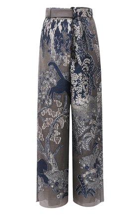Женские брюки GIORGIO ARMANI серого цвета по цене 266000 руб., арт. 1SHPP0G0/T029Q | Фото 1 Женские брюки GIORGIO ARMANI серого цвета, арт. 1SHPP0G0/T029Q | Фото 1