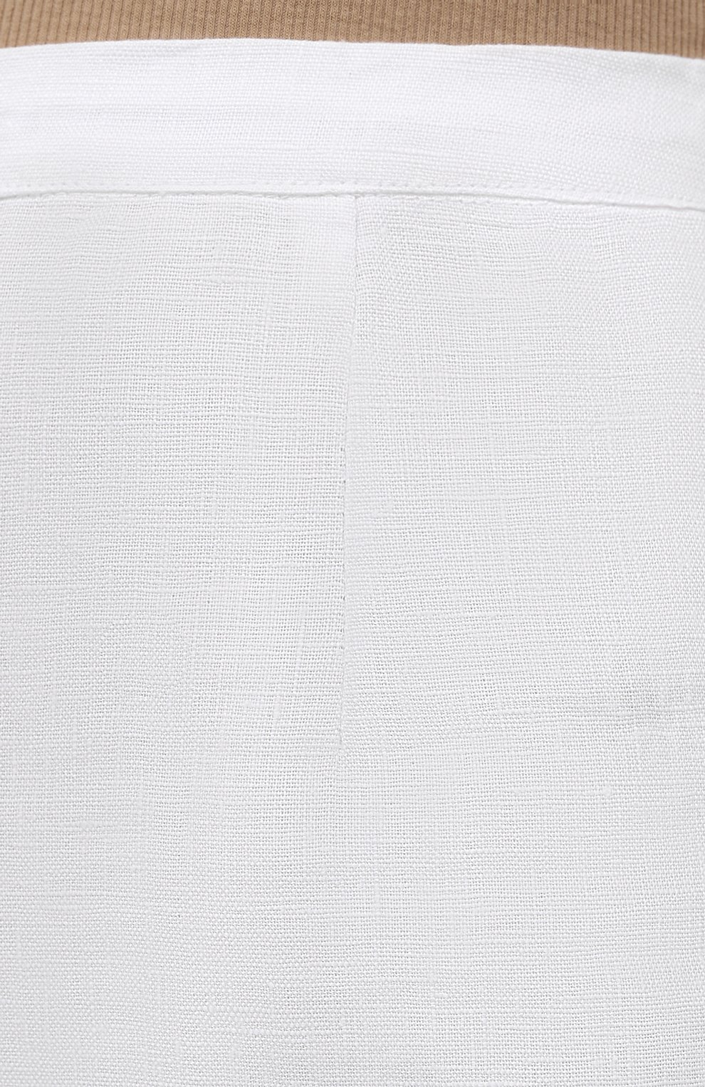 Женские льняные брюки FAITHFULL THE BRAND белого цвета, арт. FF1683-WHT | Фото 5 (Женское Кросс-КТ: Брюки-пляжная одежда, Брюки-одежда; Длина (брюки, джинсы): Стандартные; Региональные ограничения белый список (Axapta Mercury): RU; Силуэт Ж (брюки и джинсы): Расклешенные; Материал внешний: Лен; Стили: Кэжуэл)