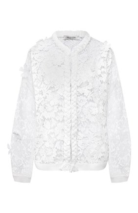 Женский кардиган из вискозы и хлопка VALENTINO белого цвета по цене 316500 руб., арт. VB3KE00M692 | Фото 1 Женский кардиган из вискозы и хлопка VALENTINO белого цвета, арт. VB3KE00M692 | Фото 1