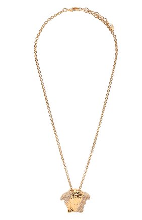 Женская кулон на цепочке medusa VERSACE золотого цвета по цене 44100 руб., арт. DG1I024/DJMX | Фото 1 Женская кулон на цепочке medusa VERSACE золотого цвета, арт. DG1I024/DJMX | Фото 1 (Материал: Металл)