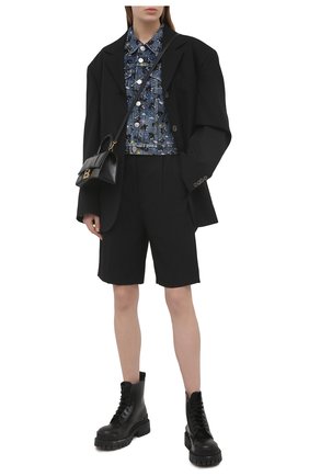 Женская джинсовая куртка BALENCIAGA синего цвета по цене 131000 руб., арт. 625992/TJW56 | Фото 2 Женская джинсовая куртка BALENCIAGA синего цвета, арт. 625992/TJW56 | Фото 2