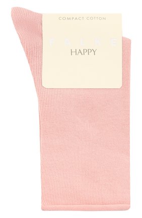 Женские хлопковые носки happy FALKE розового цвета по цене 1450 руб., арт. 46417 | Фото 1 Женские хлопковые носки happy FALKE розового цвета, арт. 46417 | Фото 1
