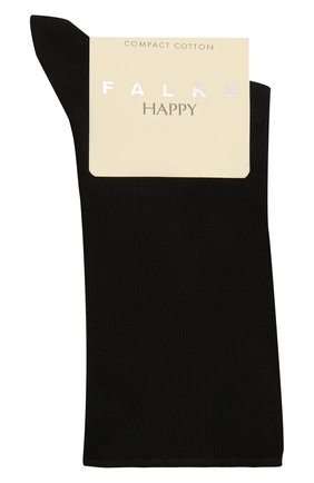 Женские хлопковые носки happy FALKE черного цвета по цене 1450 руб., арт. 46417 | Фото 1 Женские хлопковые носки happy FALKE черного цвета, арт. 46417 | Фото 1