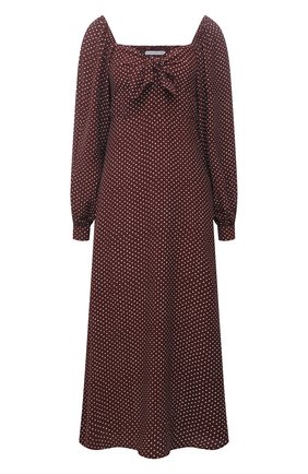 Женское платье из вискозы FAITHFULL THE BRAND коричневого цвета по цене 30900 руб., арт. FF1669-BDP | Фото 1 Женское платье из вискозы FAITHFULL THE BRAND коричневого цвета, арт. FF1669-BDP | Фото 1