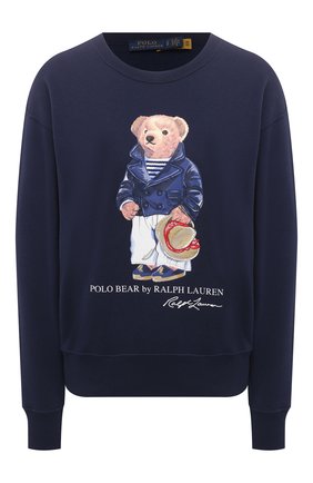 Женский хлопковый свитшот POLO RALPH LAUREN синего цвета по цене 18350 руб., арт. 211827921 | Фото 1 Женский хлопковый свитшот POLO RALPH LAUREN синего цвета, арт. 211827921 | Фото 1