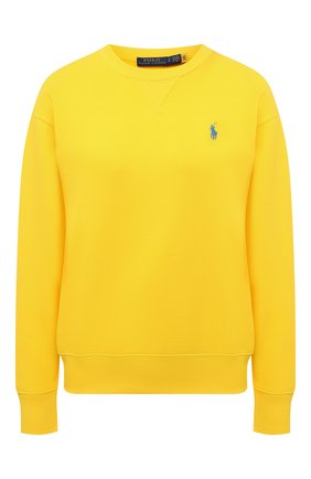 Женский хлопковый свитшот POLO RALPH LAUREN желтого цвета по цене 14150 руб., арт. 211780304 | Фото 1 Женский хлопковый свитшот POLO RALPH LAUREN желтого цвета, арт. 211780304 | Фото 1
