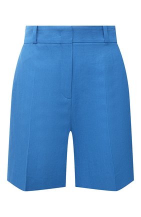 Женские льняные шорты LORO PIANA синего цвета по цене 68750 руб., арт. FAL5943 | Фото 1 Женские льняные шорты LORO PIANA синего цвета, арт. FAL5943 | Фото 1