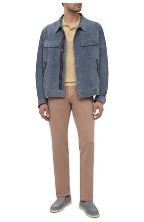 Мужская замшевая куртка TOM FORD синего цвета по цене 797500 руб., арт. BW417/TFL852 | Фото 2 Мужская замшевая куртка TOM FORD синего цвета, арт. BW417/TFL852 | Фото 2